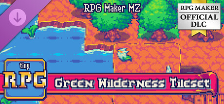 Capa oficial de RPG Maker MZ - TinyRPG - Green Wilderness Tileset
