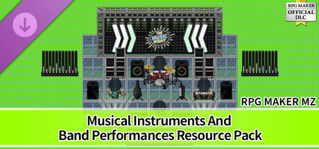 Capa de RPG Maker MZ - Musical Instruments And Band Performances Resource Pack
