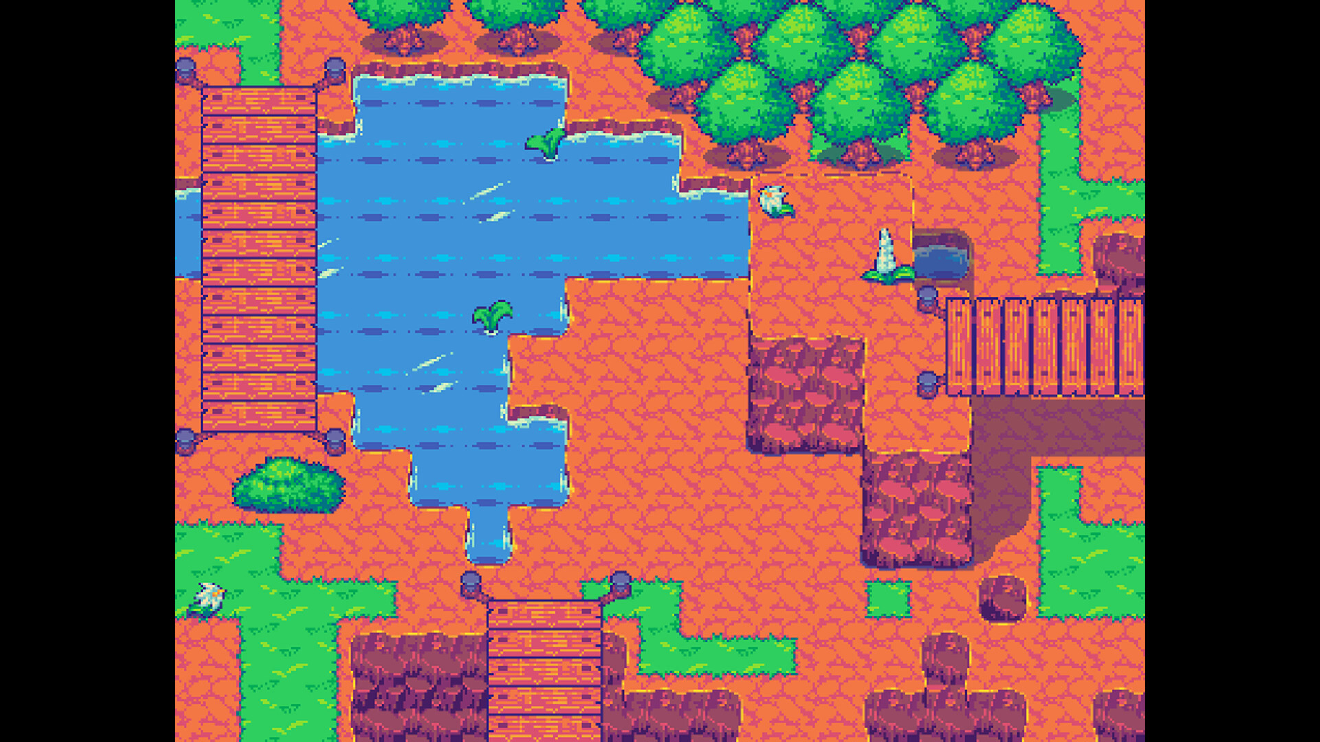RPG Maker MV - TinyRPG - Green Wilderness Tileset 스크린샷 1