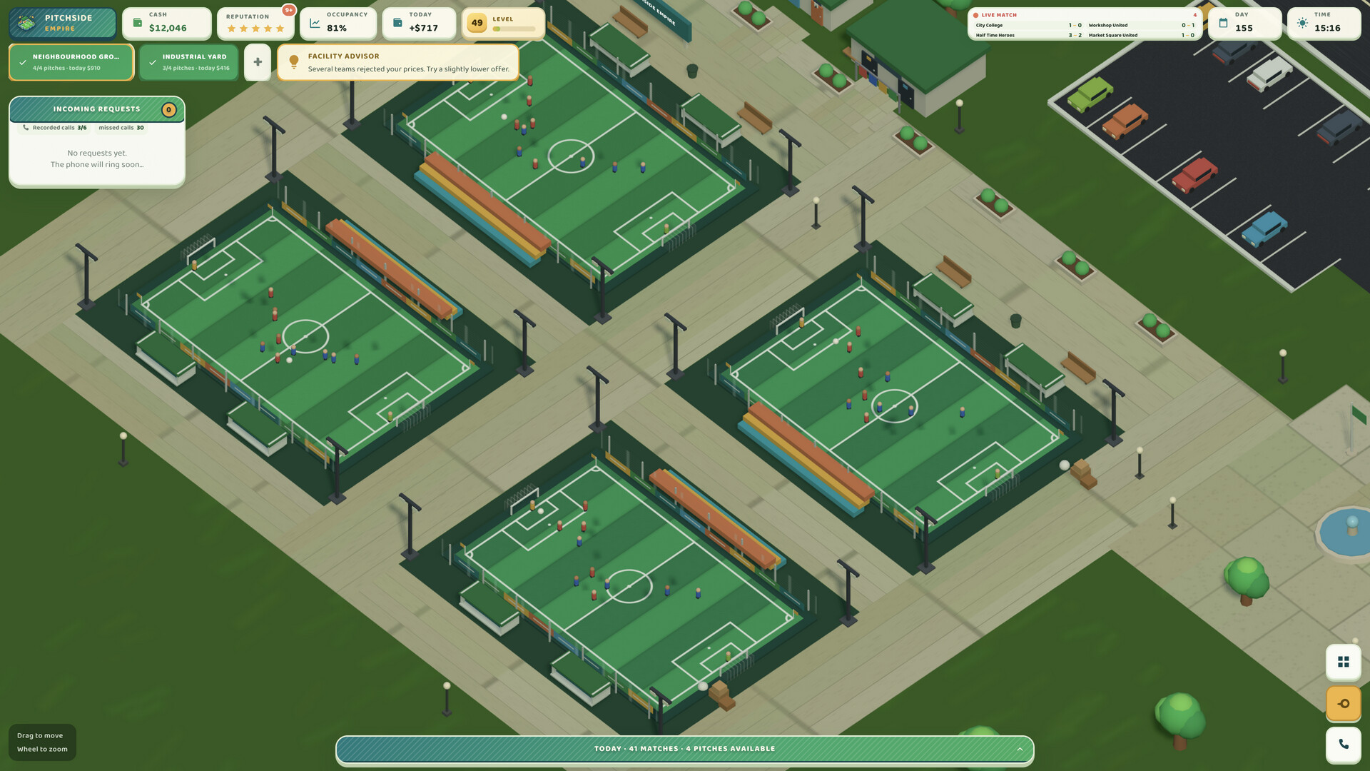 Pitchside Empire screenshot 2