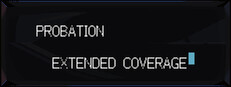 PROBATION: EXTENDED COVERAGE cover