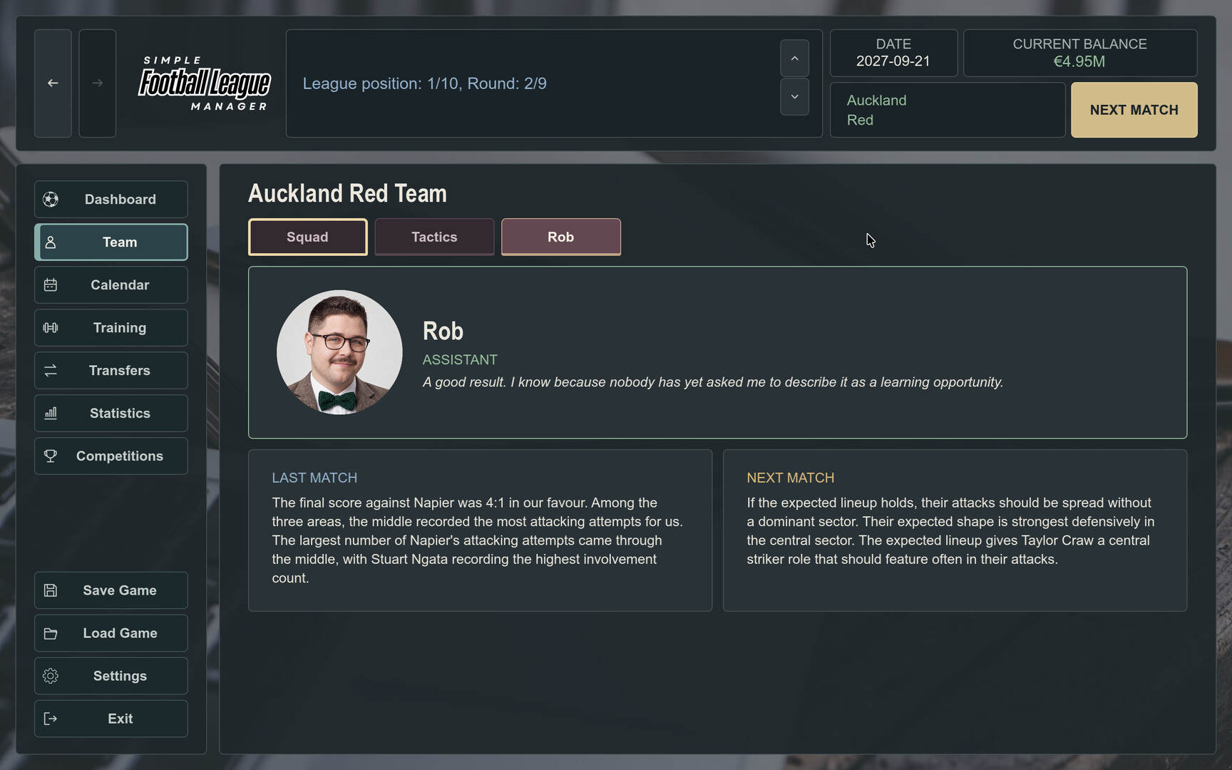Simple Football League Manager screenshot #6