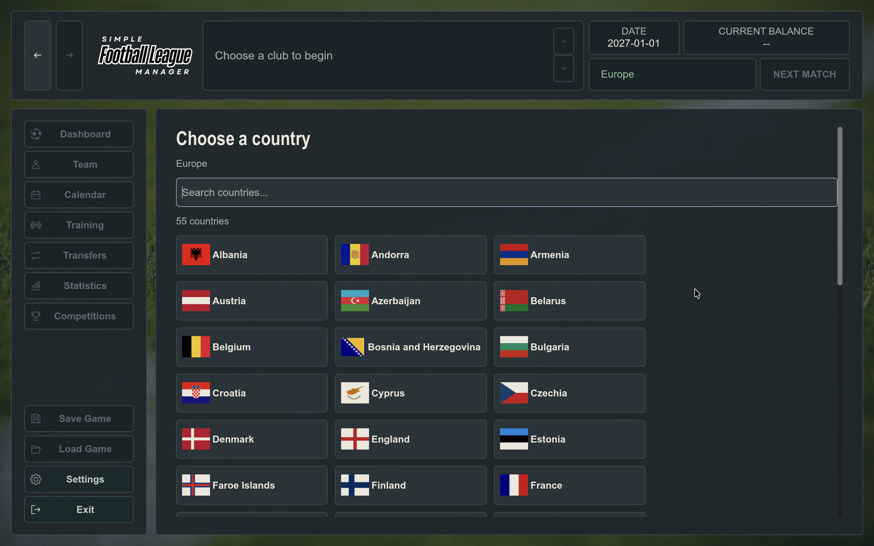 Simple Football League Manager screenshot #5