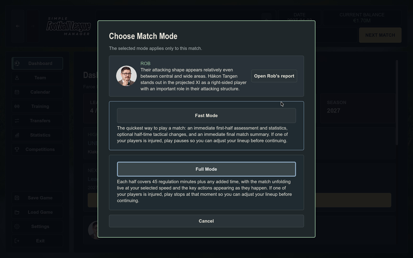 Simple Football League Manager screenshot #11