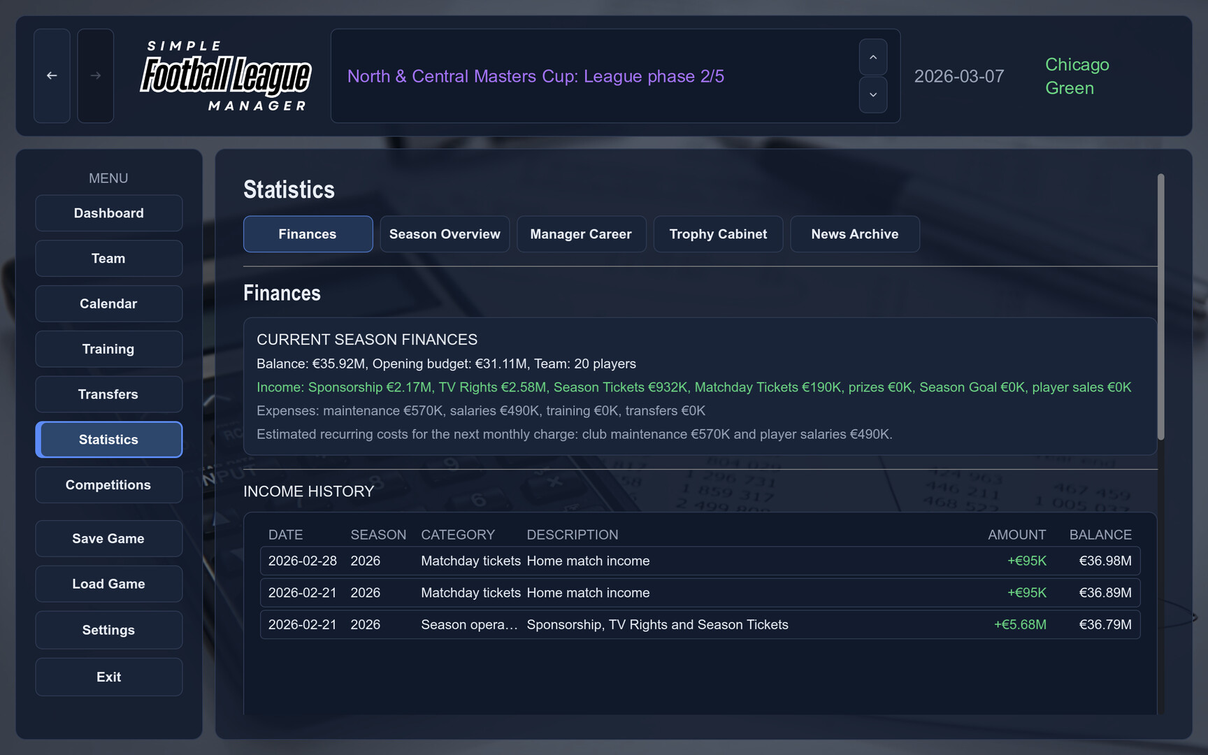 Simple Football League Manager screenshot 9