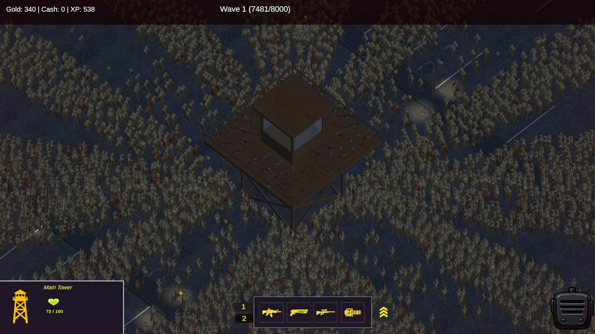 Horde Up Ahead: Survivors TD screenshot 1