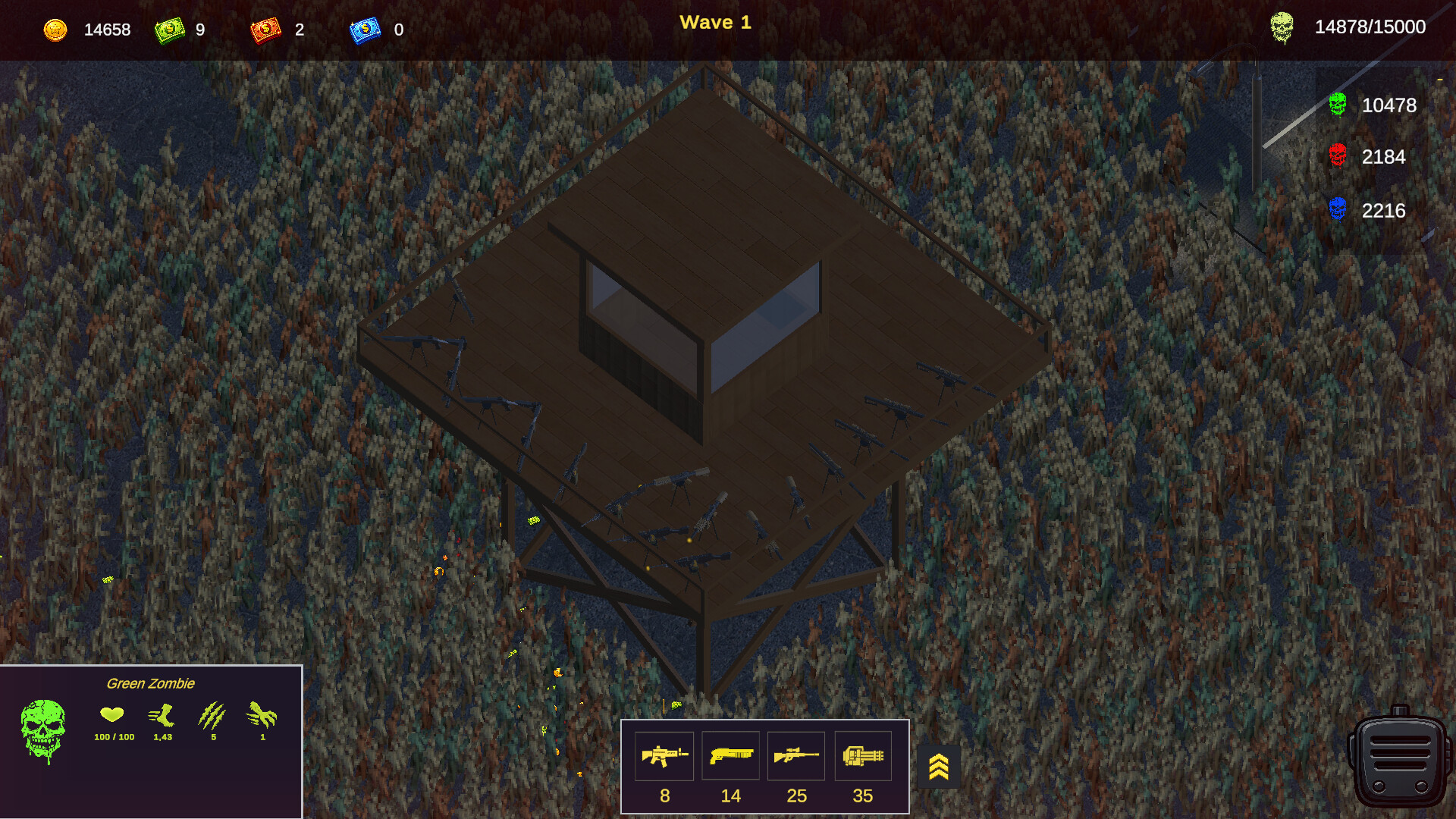 Horde Up Ahead: Survivors TD screenshot 1
