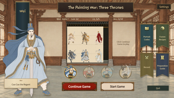 The Painting War: Three Thrones screenshot 1