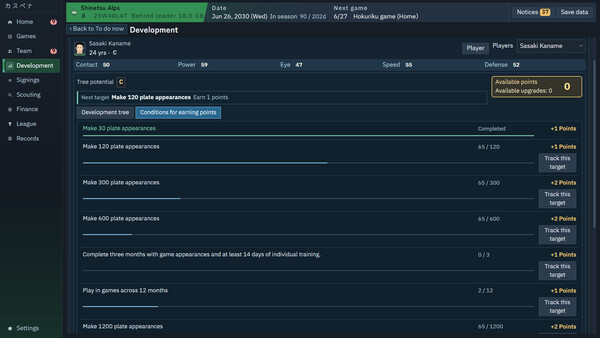Screenshot of CUSTOM PENNANT BASEBALL