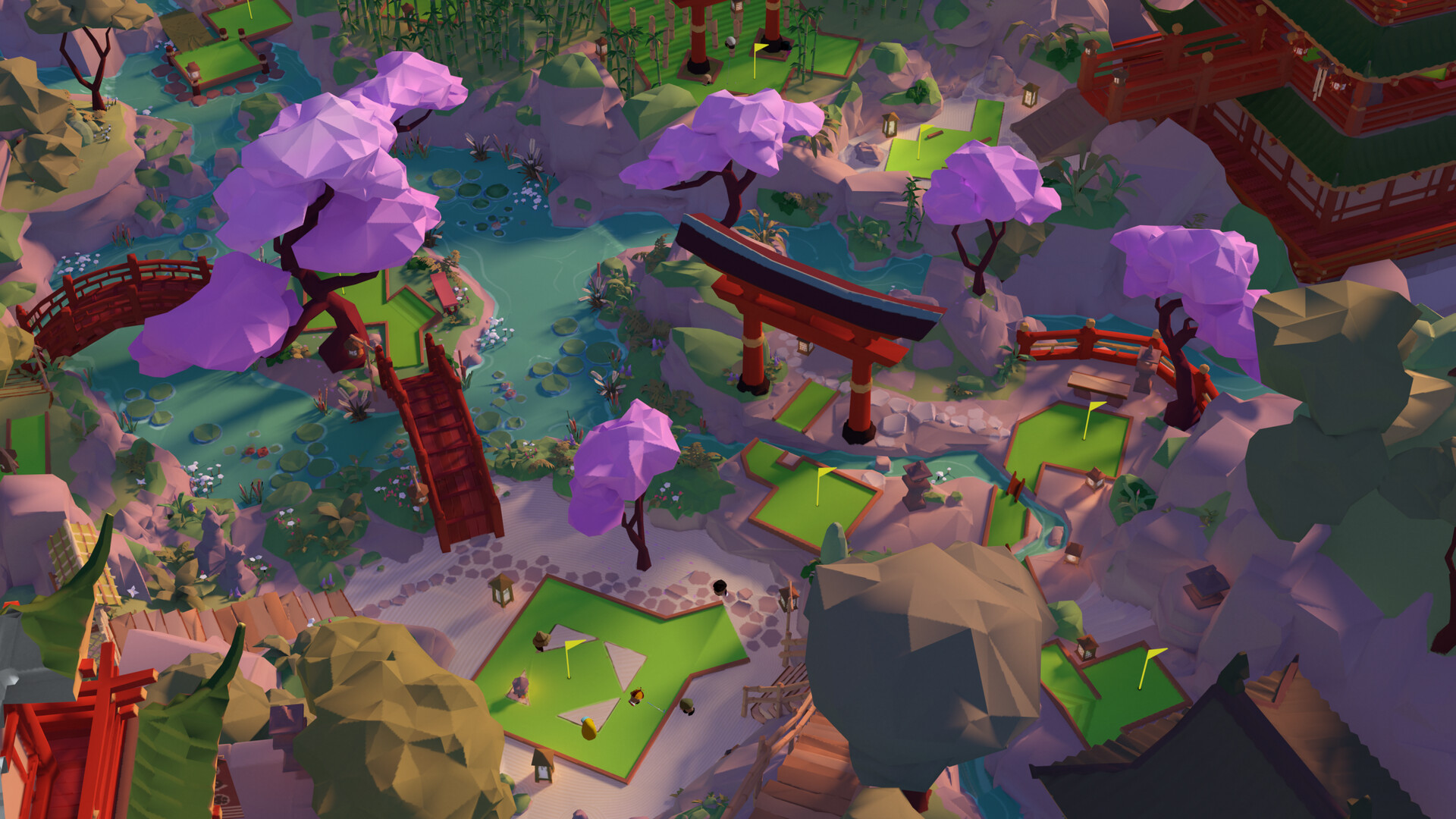 Puzzling Places x Walkabout Mini Golf - Cherry Blossom Featured Screenshot #1