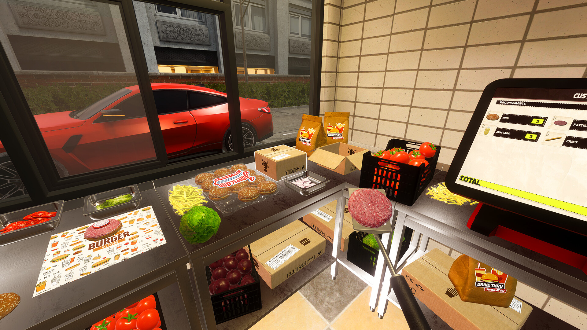 Drive Thru Fast Food Simulator Demo screenshot 1