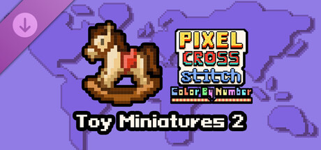 Pixel Cross Stitch - Toys Miniatures Pack 2