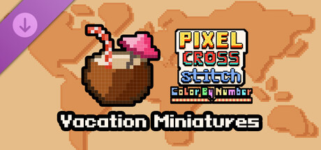 Capa de Pixel Cross Stitch - Vacations Miniatures Pack