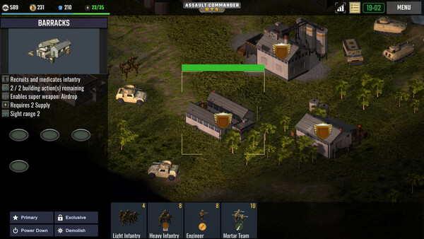 Assault Commander RTS 스크린샷 4