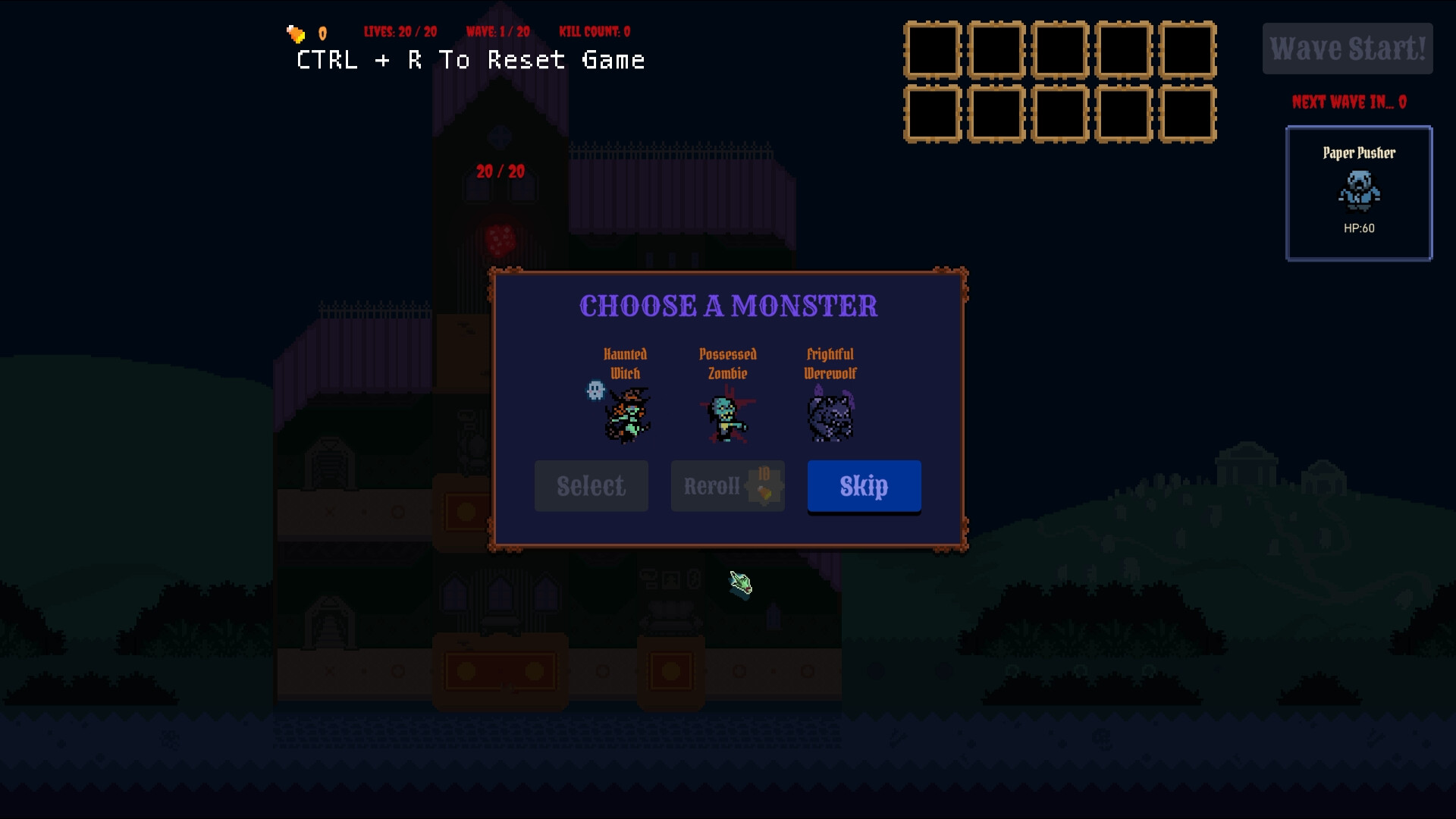 Spooky Land Defenders screenshot #2