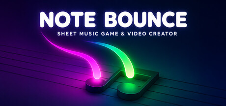 Note Bounce – Sheet Music Game & Video Creator cover