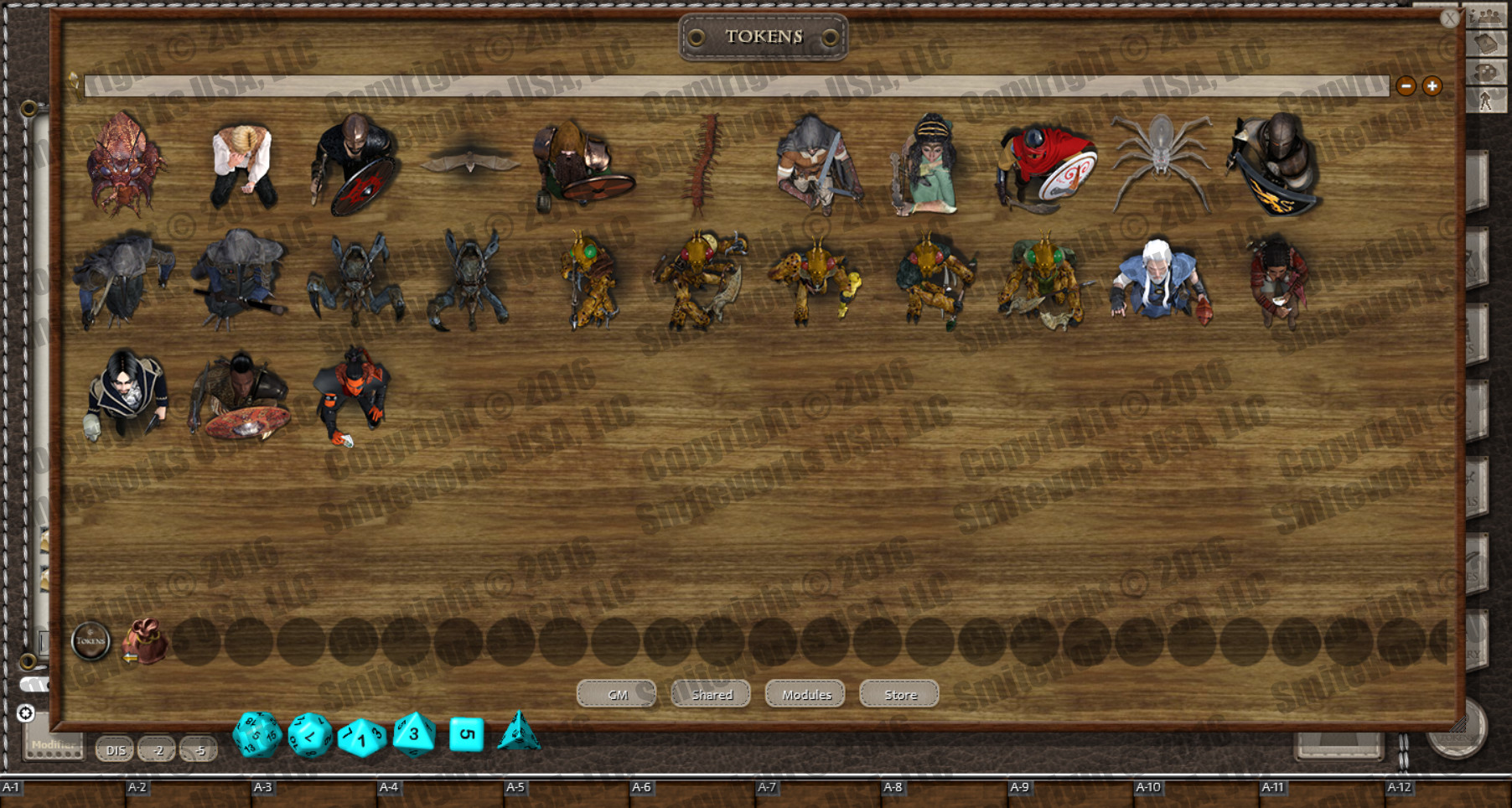 Fantasy Grounds - Darkwoulfe's Token Pack Volume 13 Featured Screenshot #1