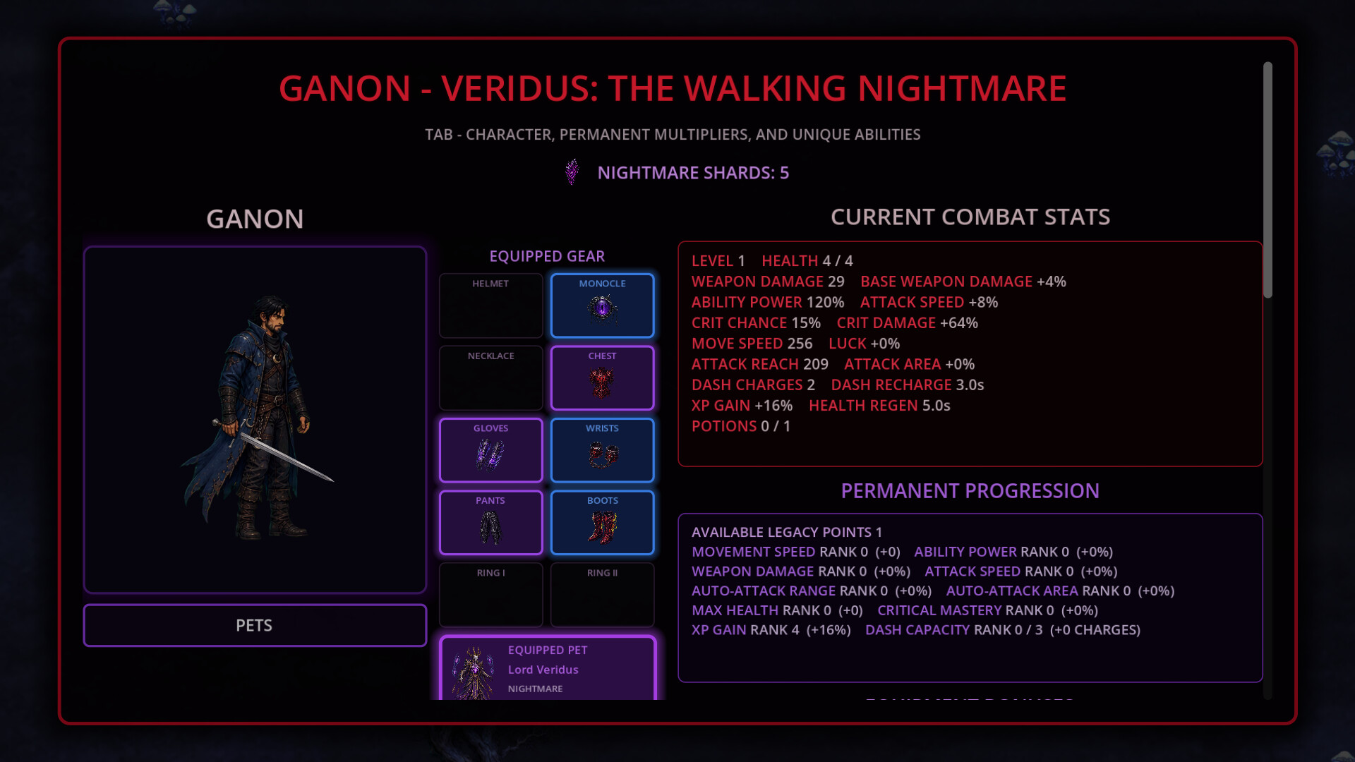 Veridus The Walking Nightmare — gameplay screenshot 4