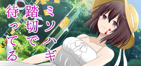 ミソハギ踏切で待ってる