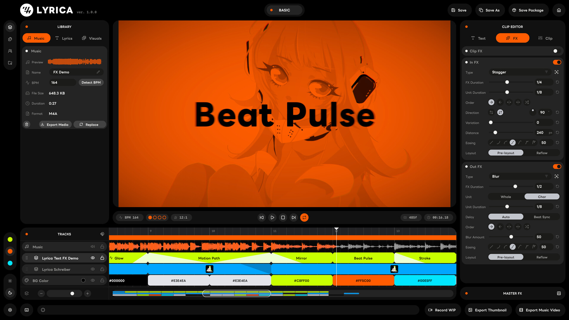 Lyrica screenshot 3