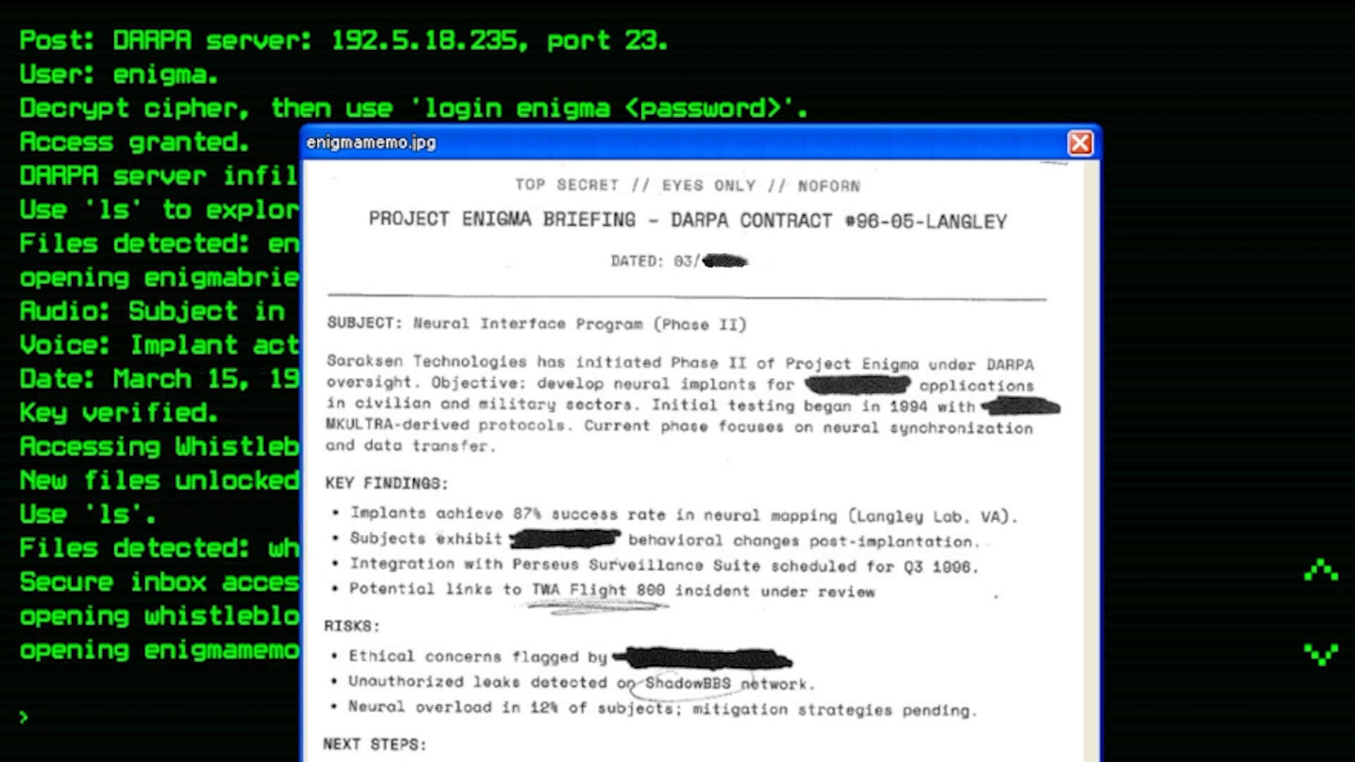 #4. Echoes of MK-ULTRA (Steam) Podle: Ghostlayer