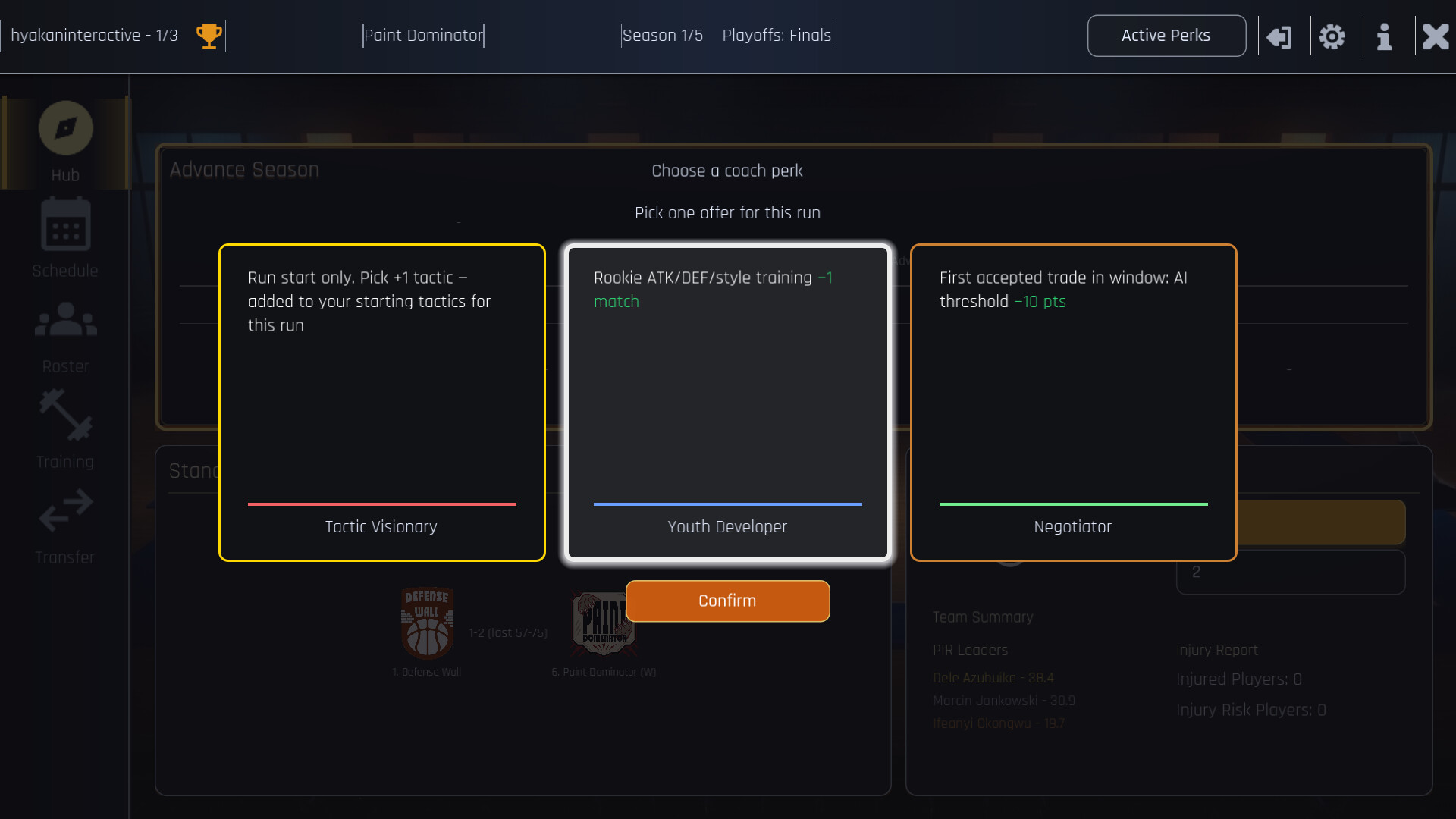 Dynasty Basketball Manager screenshot 2