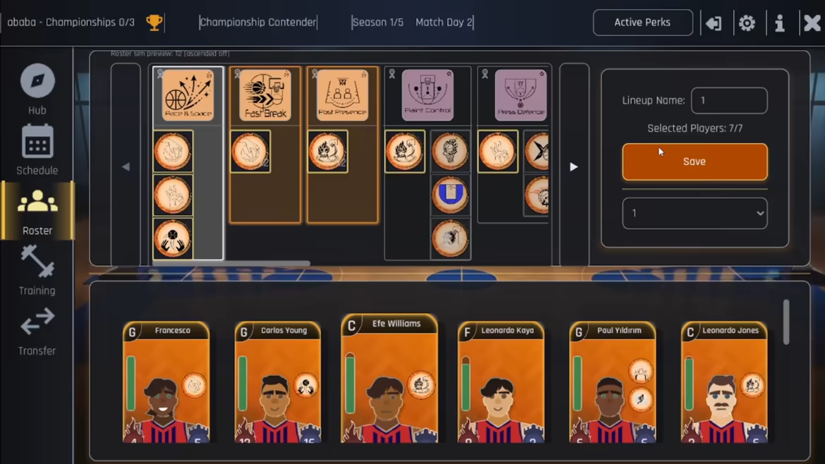 Dynasty Basketball Manager video 2
