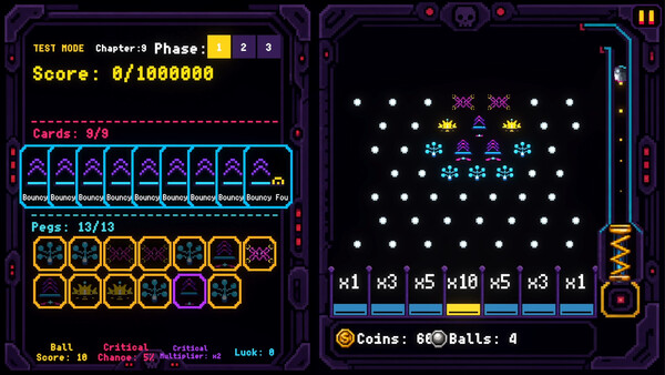 CURSECADE: Pachinko Roguelite Demo 스크린샷 2
