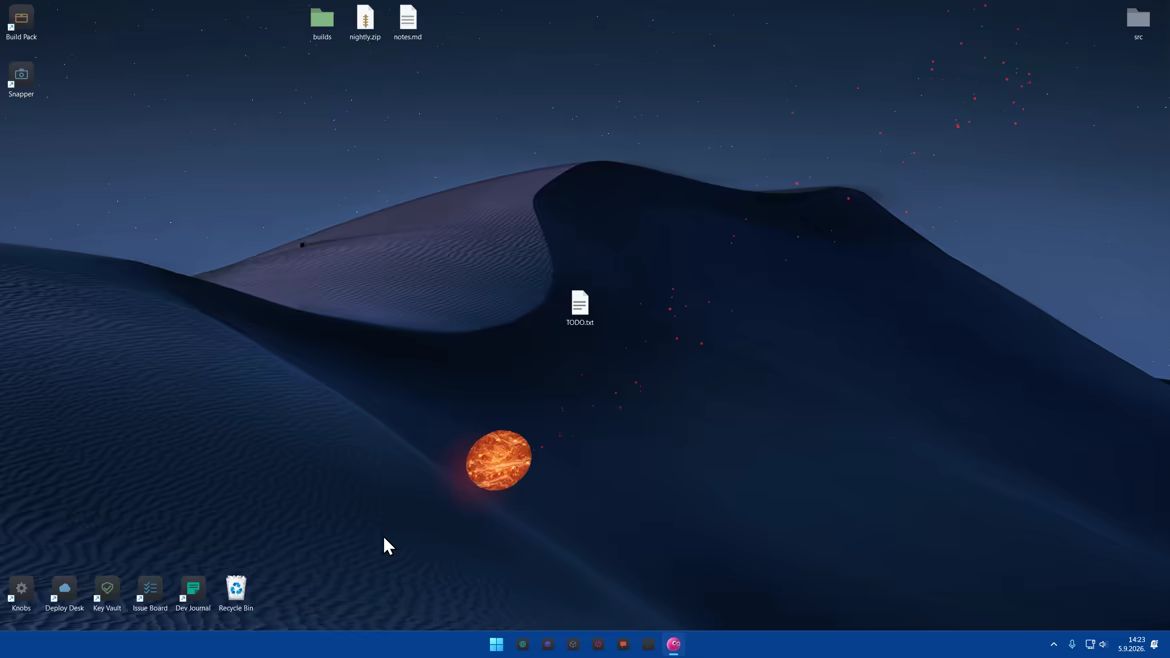 Desktop Ball video 2