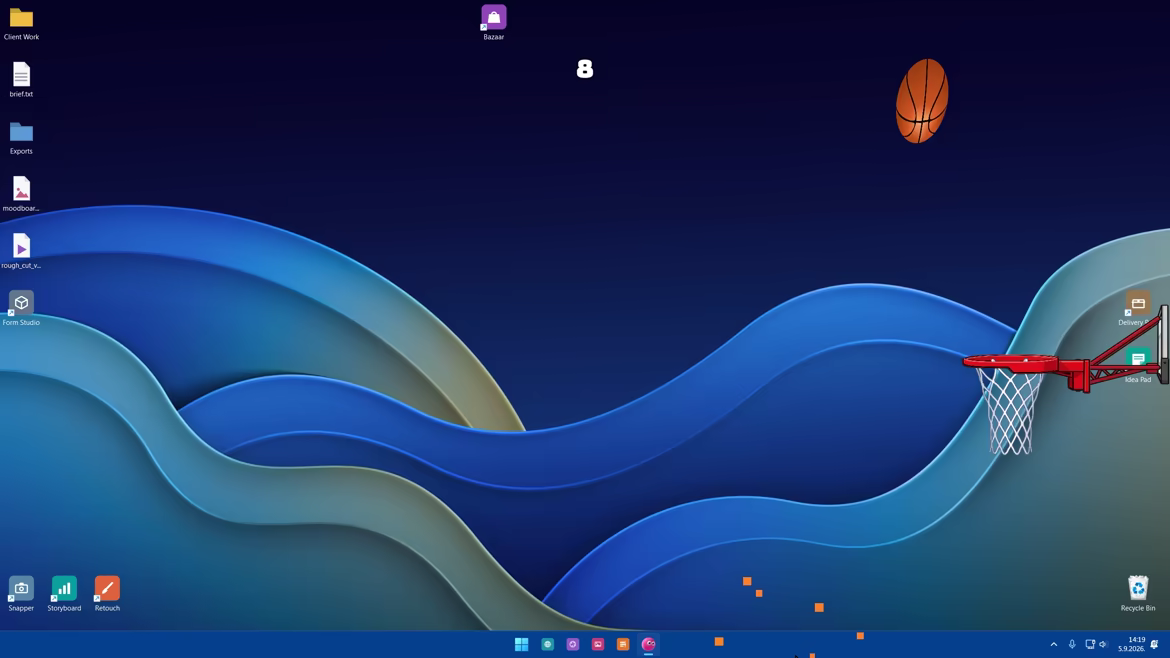 Desktop Ball video 3