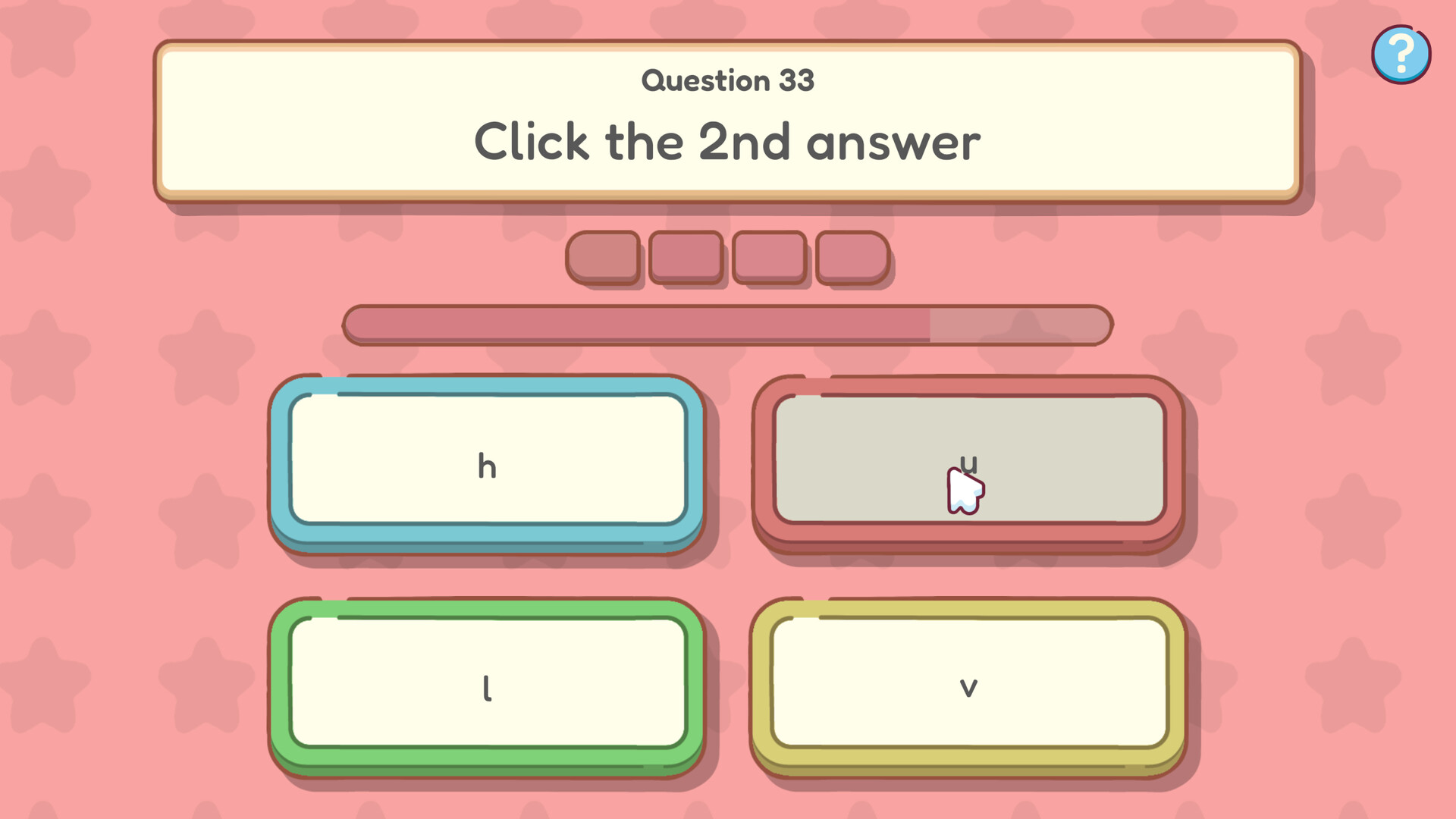 A Normal Quiz Game where you try to solve questions but the questions have tricks and gimmicks and if you get them wrong you have to beat a wacky punishment but they are kinda fun so you lowkey wanna do them even if it means getting the question wrong. screenshot 3