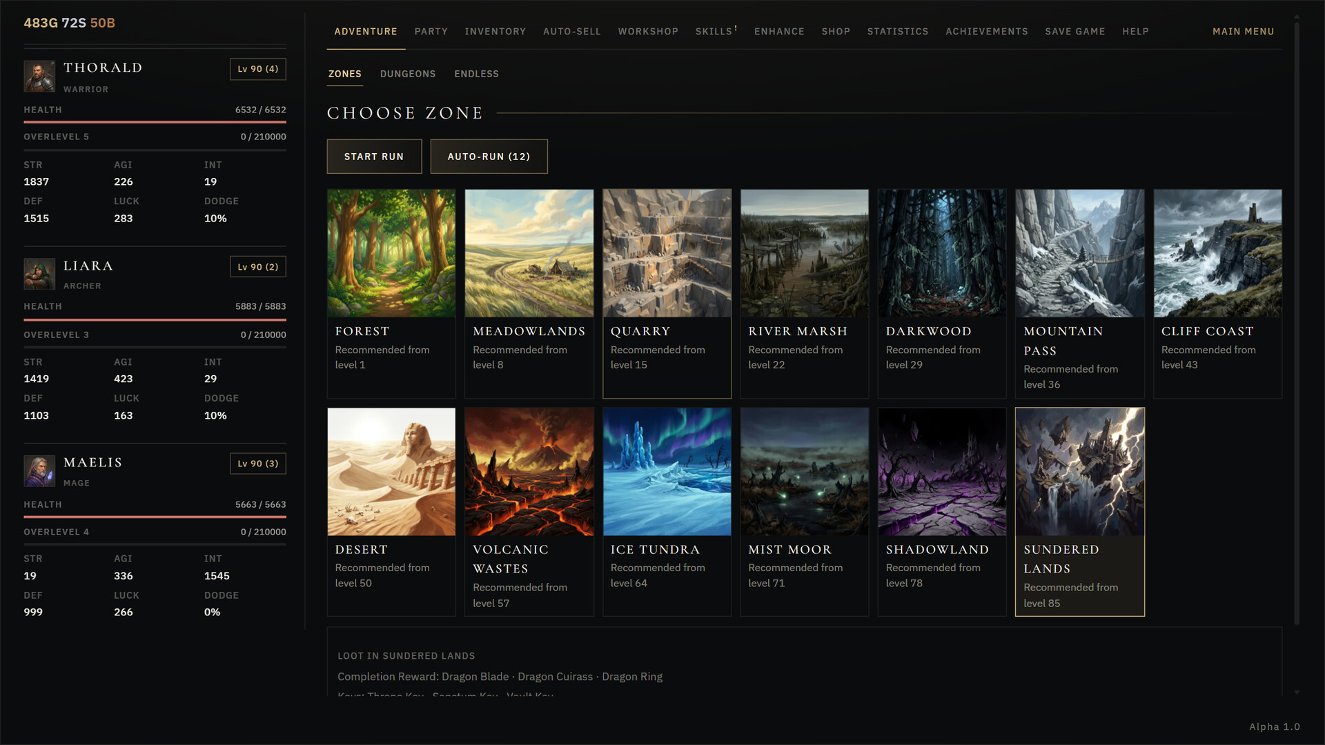Trinity Descent screenshot 1