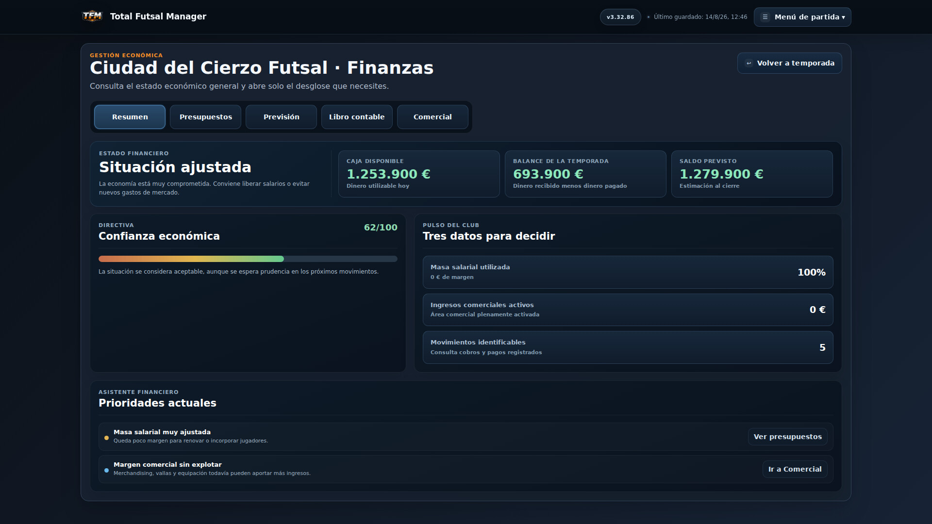 Total Futsal Manager screenshot #7