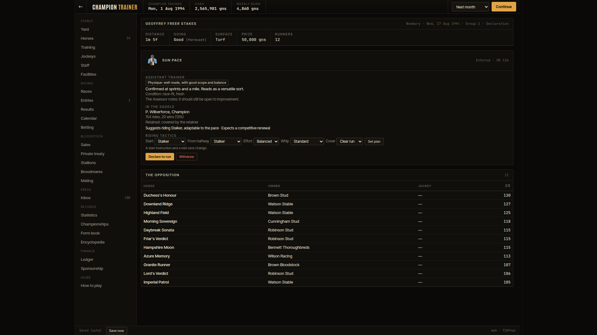 Champion Trainer screenshot #12