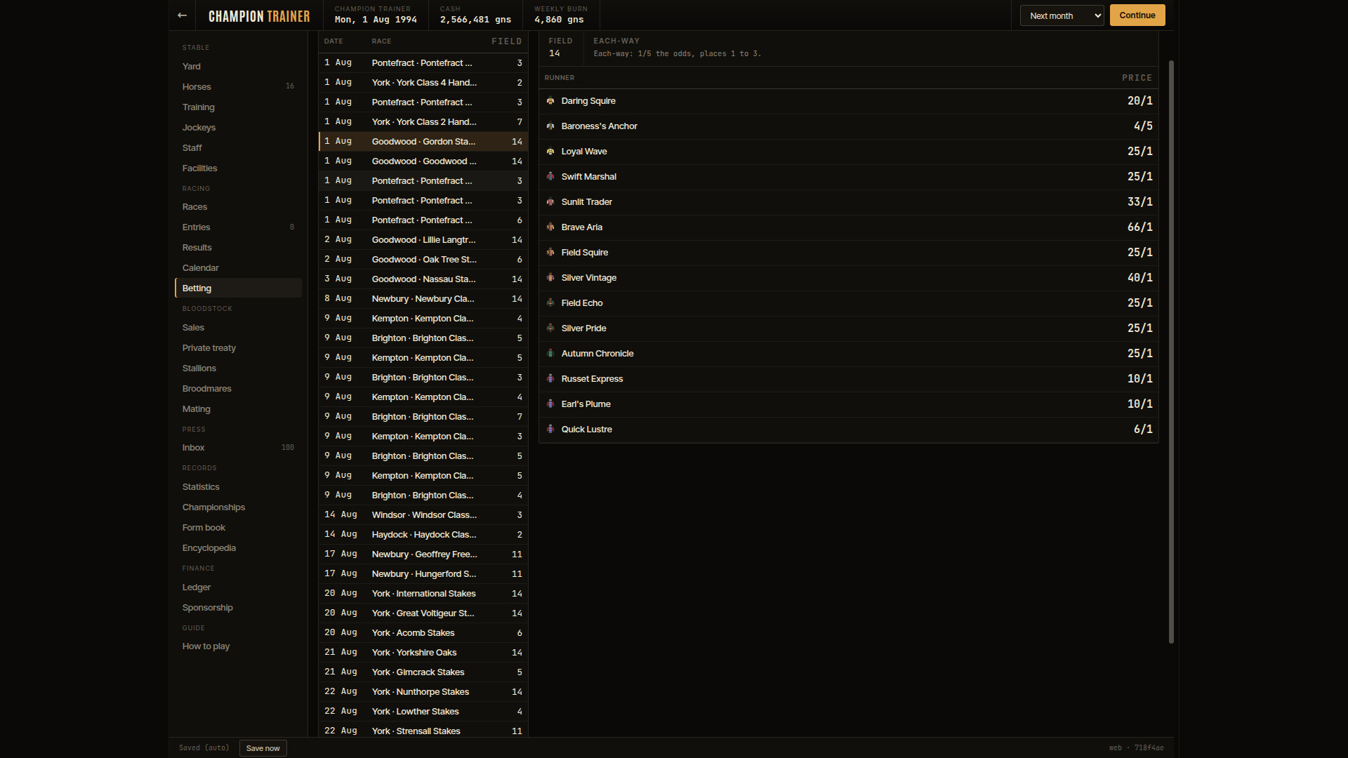 Champion Trainer screenshot #9