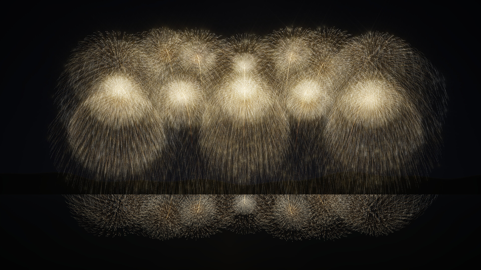 BURST NOIR - Fireworks Simulator screenshot