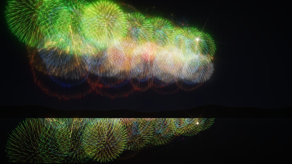 BURST NOIR - Fireworks Simulator 스크린샷 4