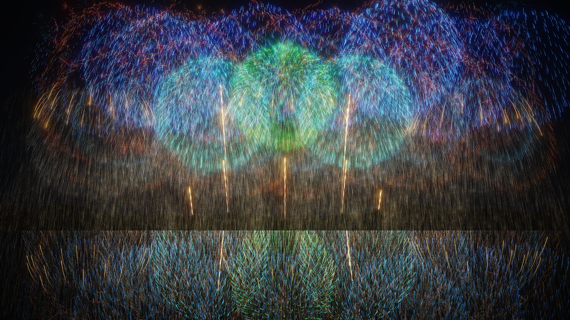 BURST NOIR - Fireworks Simulator screenshot