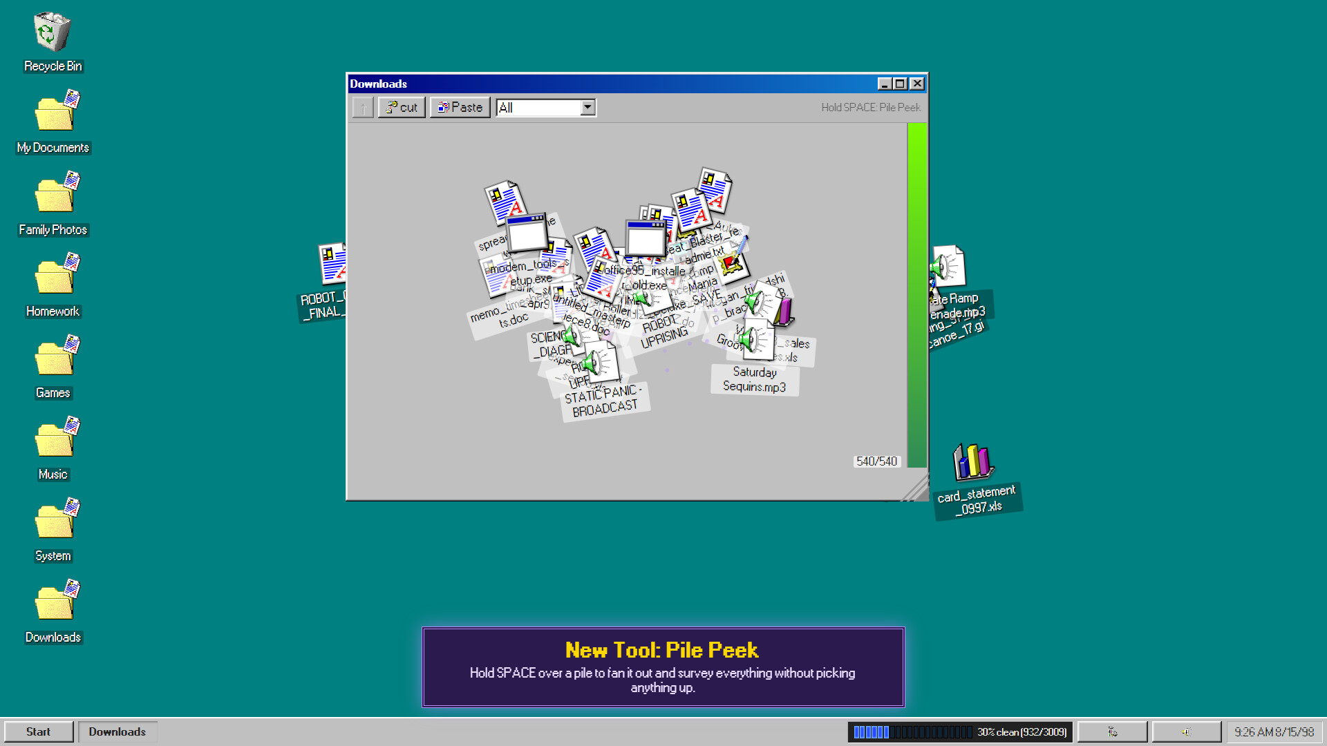 DESKTOP CLEANER 98 screenshot 5