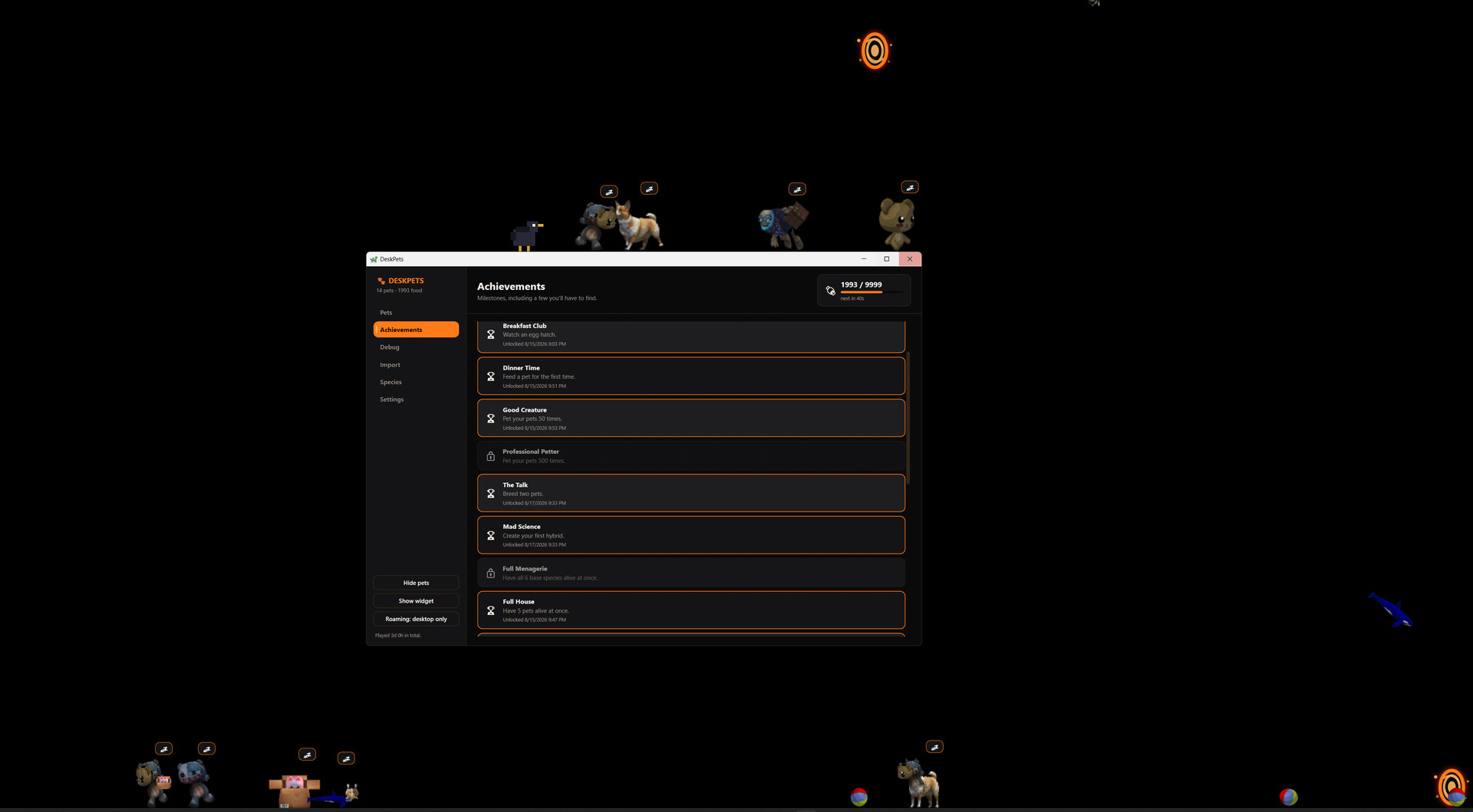 DeskPets - Desktop Idle Companion — gameplay screenshot 2
