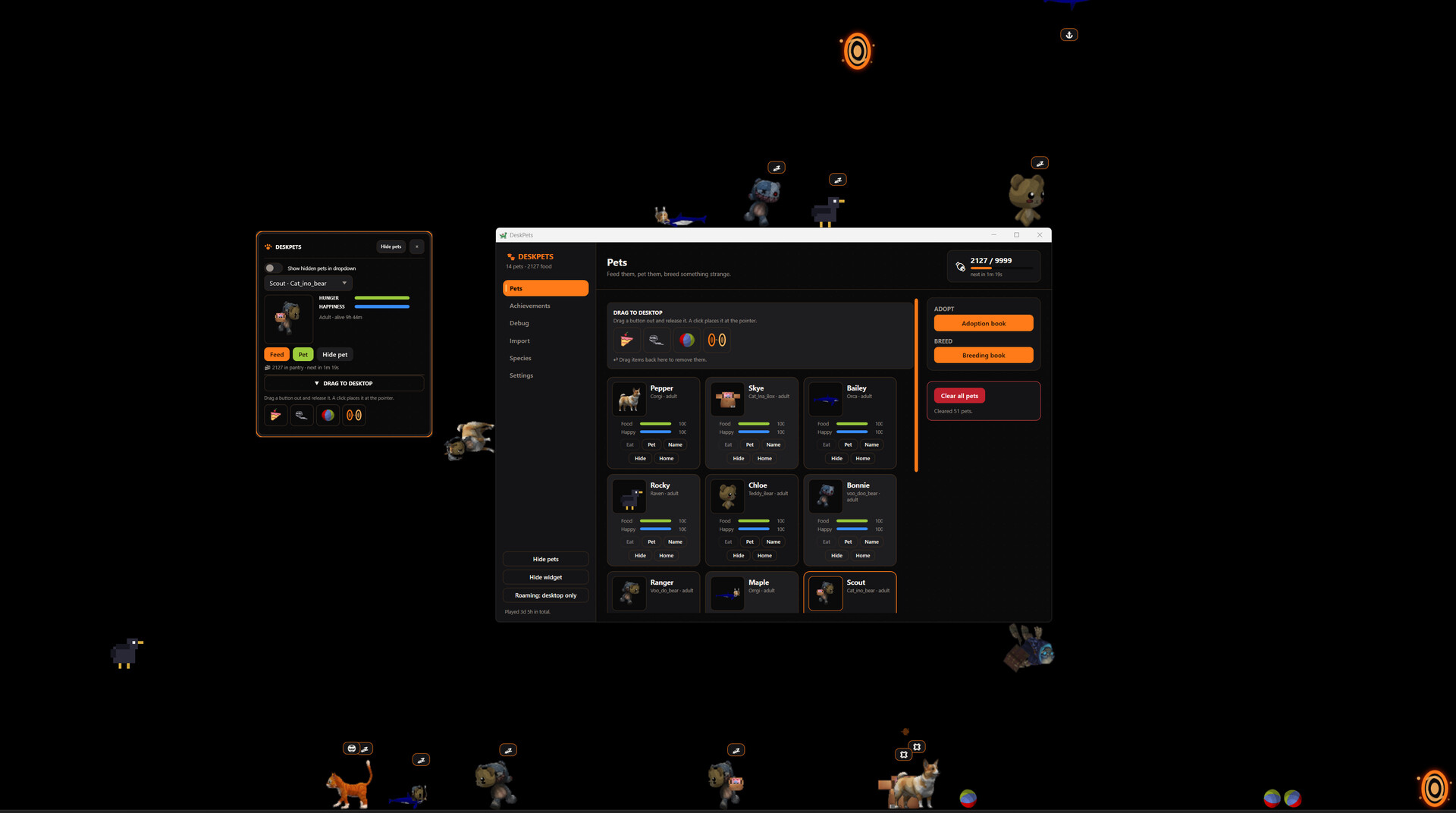 DeskPets - Desktop Idle Companion — gameplay screenshot 4