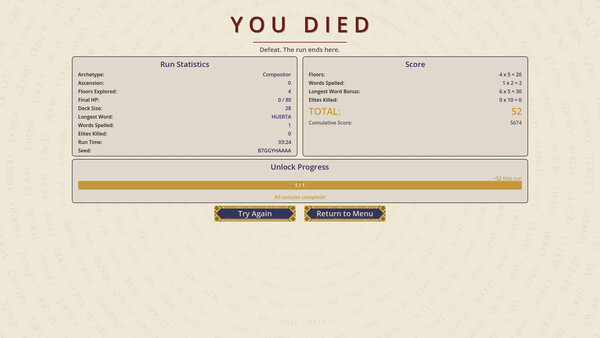 Spell Death Screenshot