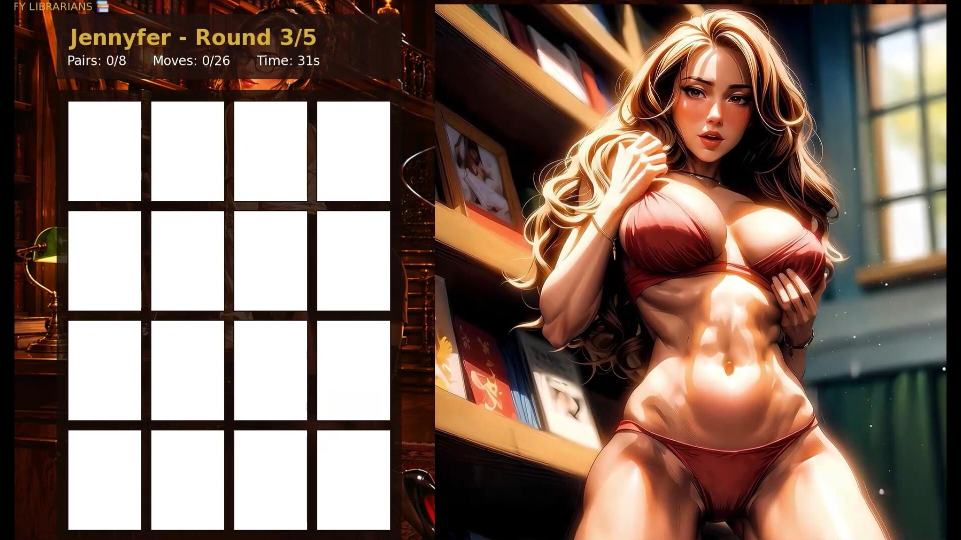 Strip Memory: Milfy Librarians screenshot #8