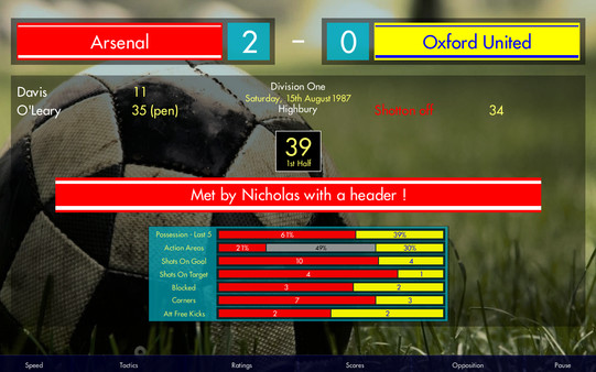 Screenshot of Retro Football Boss gameplay showing in-action mechanics