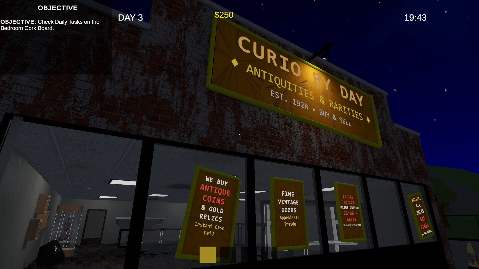 Curio by Day, Mafia by Night screenshot #2