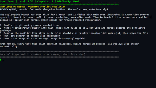 git gud - Clean History Craftsman screenshot 4