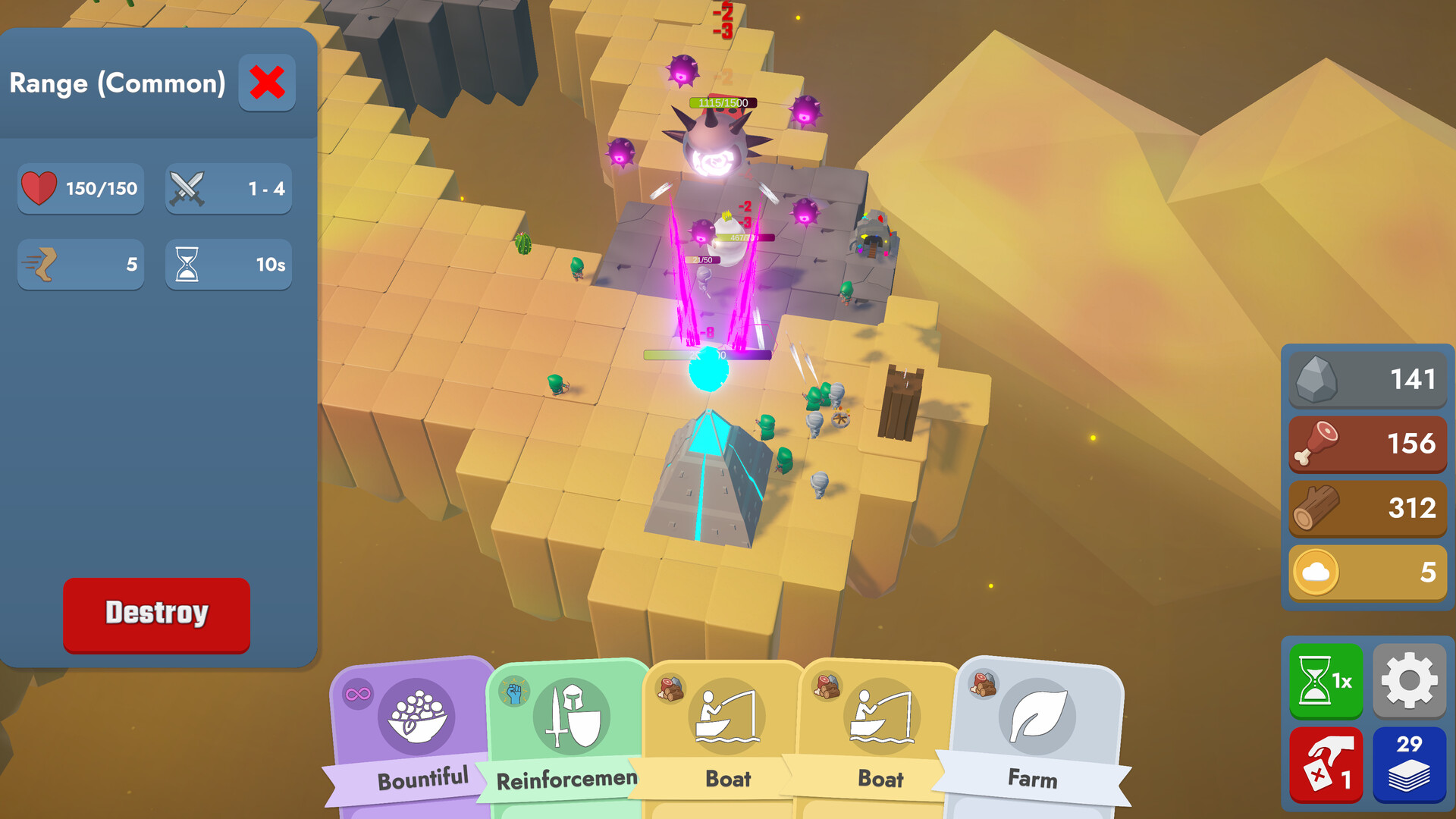 Sky Defense Demo screenshot 1