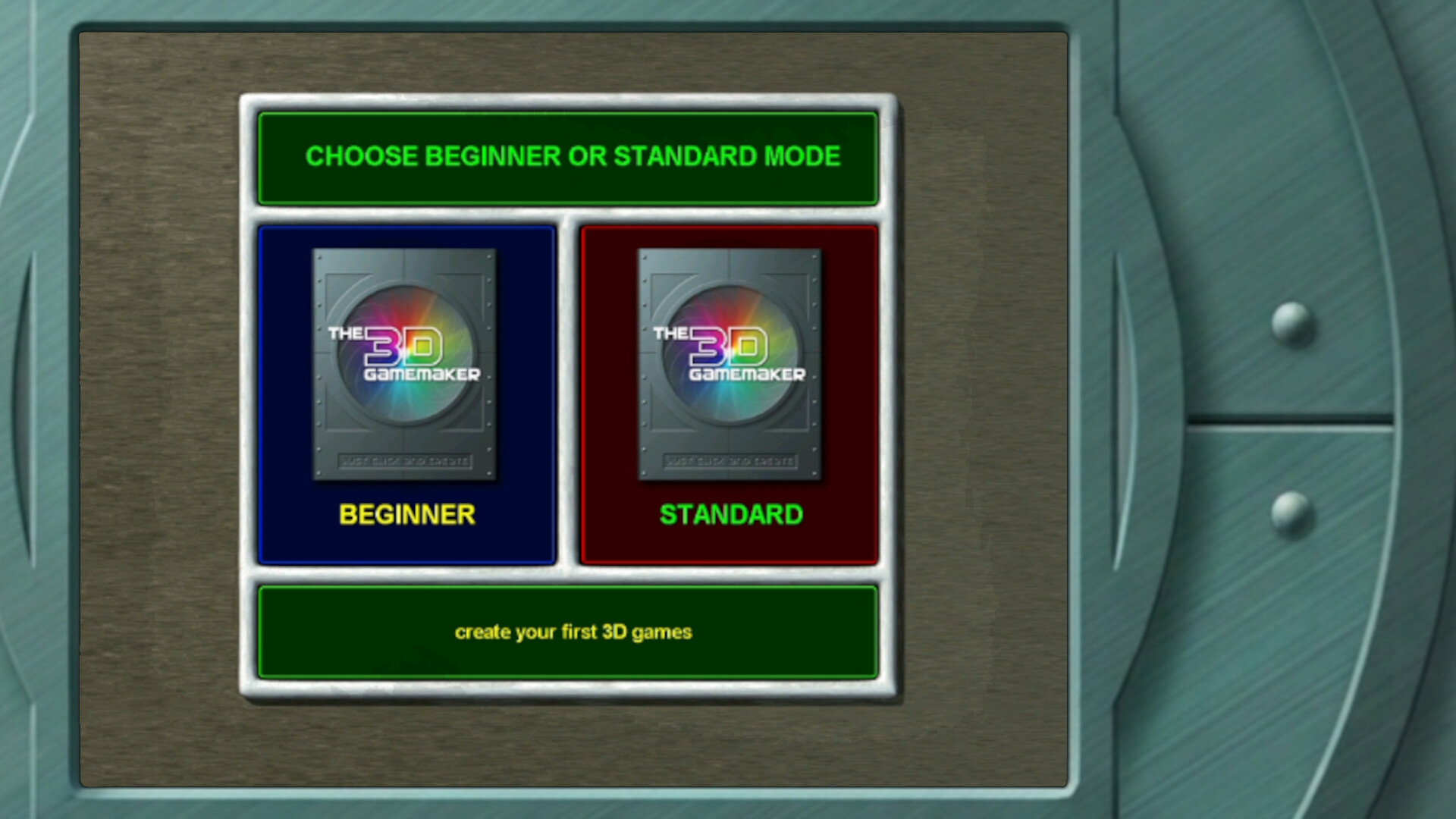 The 3D Gamemaker screenshot 2