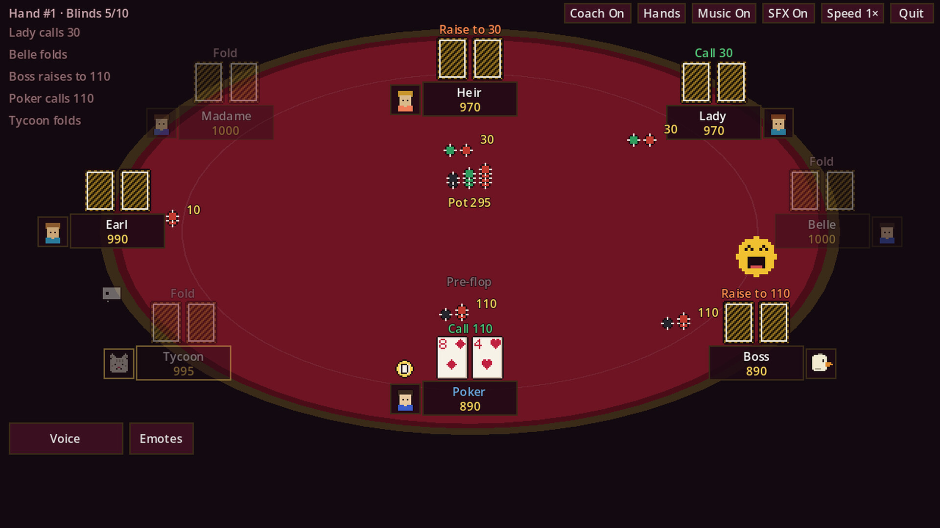 Pixel Hold'em: Poker Coach
