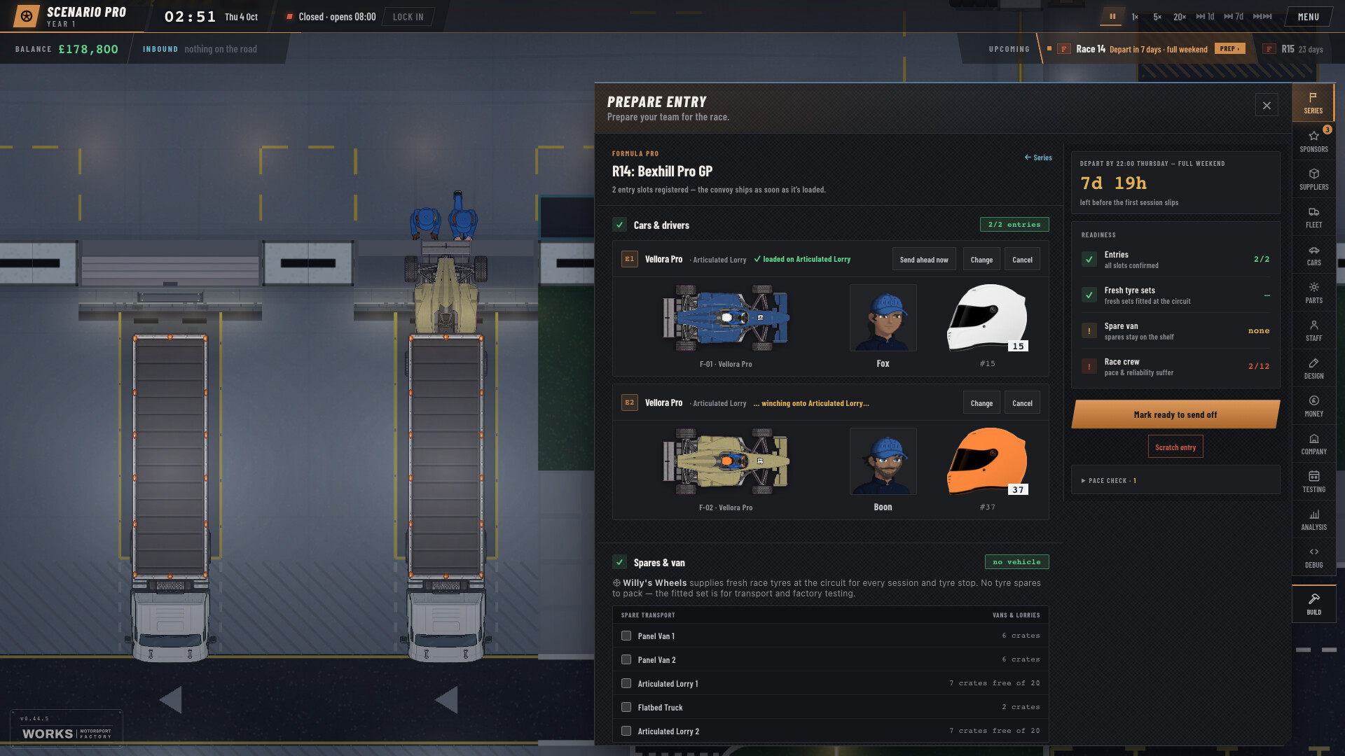 WORKS: Motorsport Factory screenshot #10